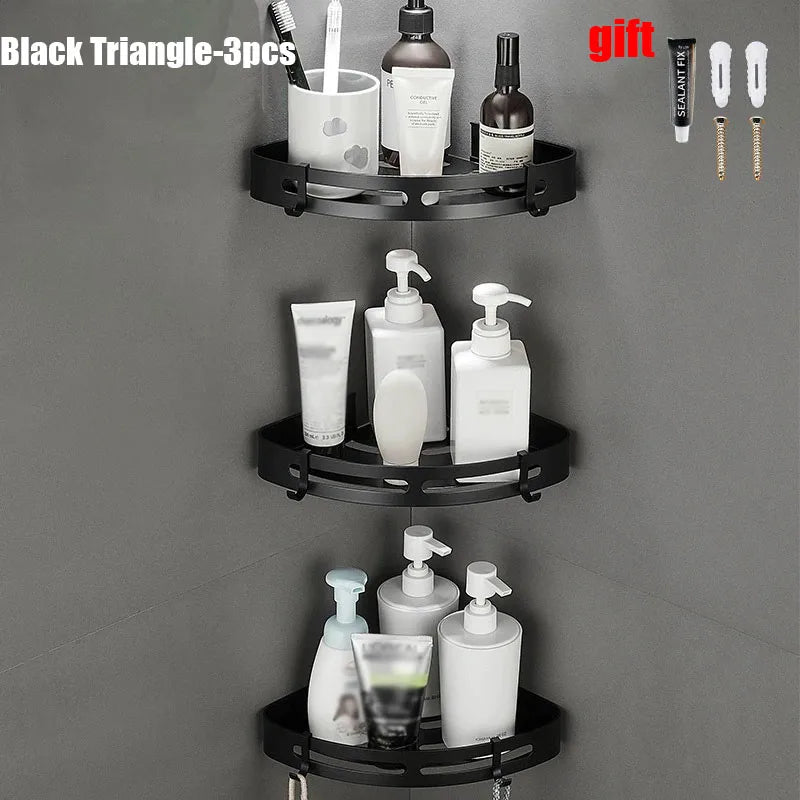 Modern Floating Corner Shelf Organizer