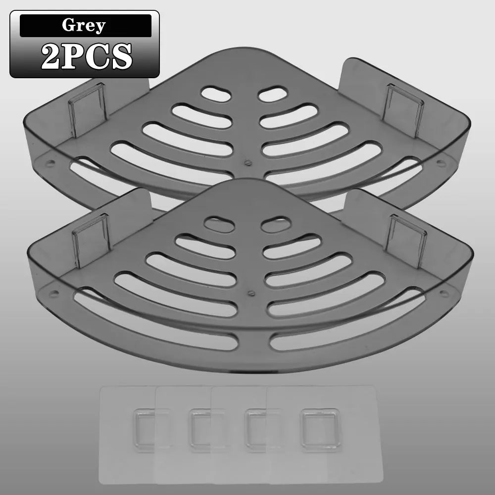 Plastic Shower Caddy with Dual Shelves