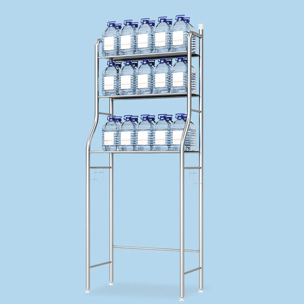 Space-Saving Over-the-Toilet Caddy Shelf
