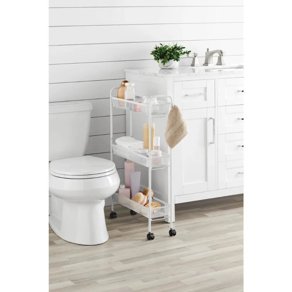 Rolling Caddy Cart for Bathroom Essentials