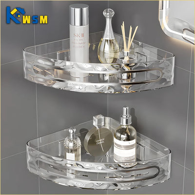 Plastic Shower Caddy with Dual Shelves