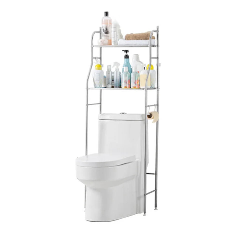 Space-Saving Over-the-Toilet Caddy Shelf