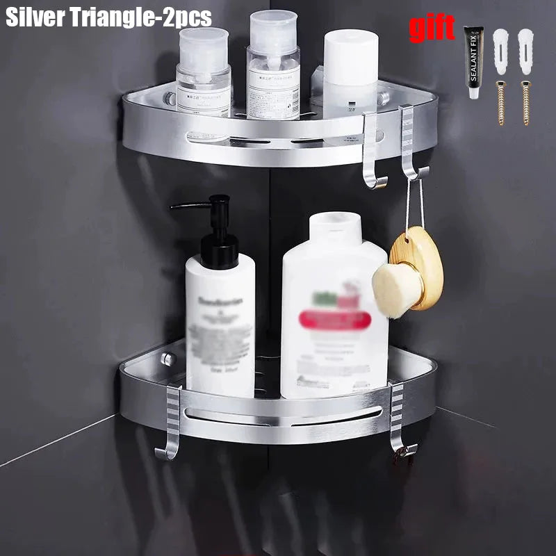 Modern Floating Corner Shelf Organizer