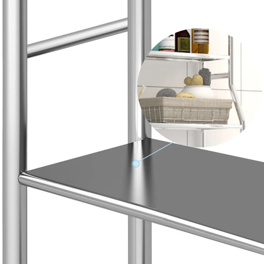 Space-Saving Over-the-Toilet Caddy Shelf