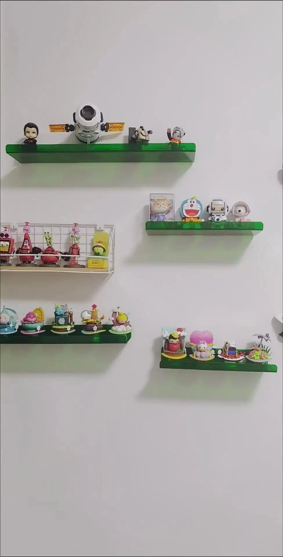 Floating Corner Shelf Organizer Rack