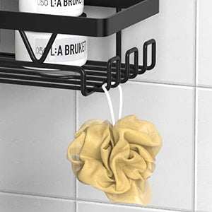 Tension Pole Shower Caddy 4-Tier Corner Rack