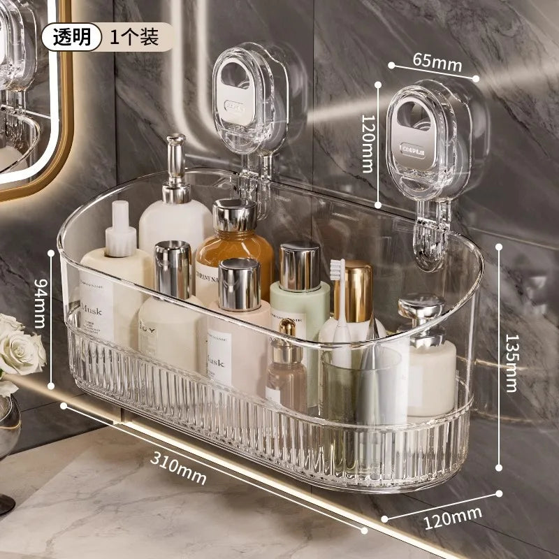 Suction Cup Shower Caddy with Drip Tray