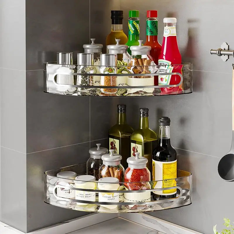 Plastic Shower Caddy with Dual Shelves