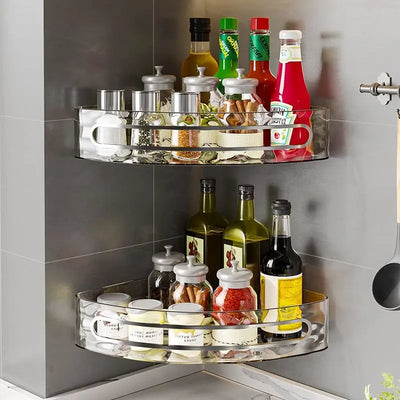 Plastic Shower Caddy with Dual Shelves