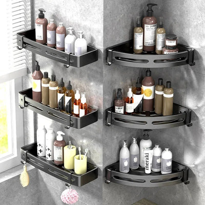 Modern Floating Corner Shelf Organizer