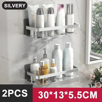 Space-Saving Corner Shower Caddy Rack