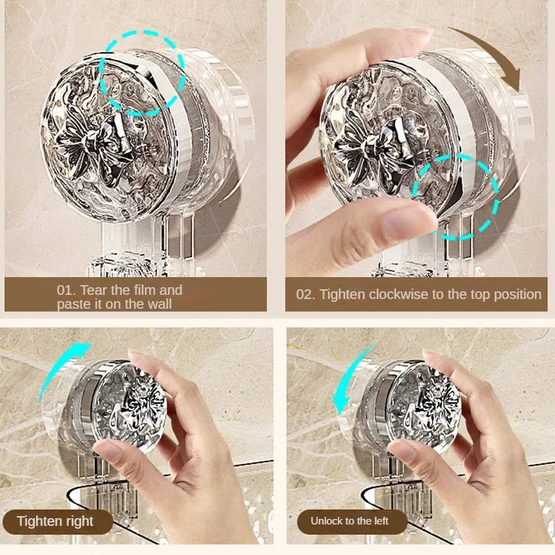 Suction Cup Shower Caddy with Drip Tray