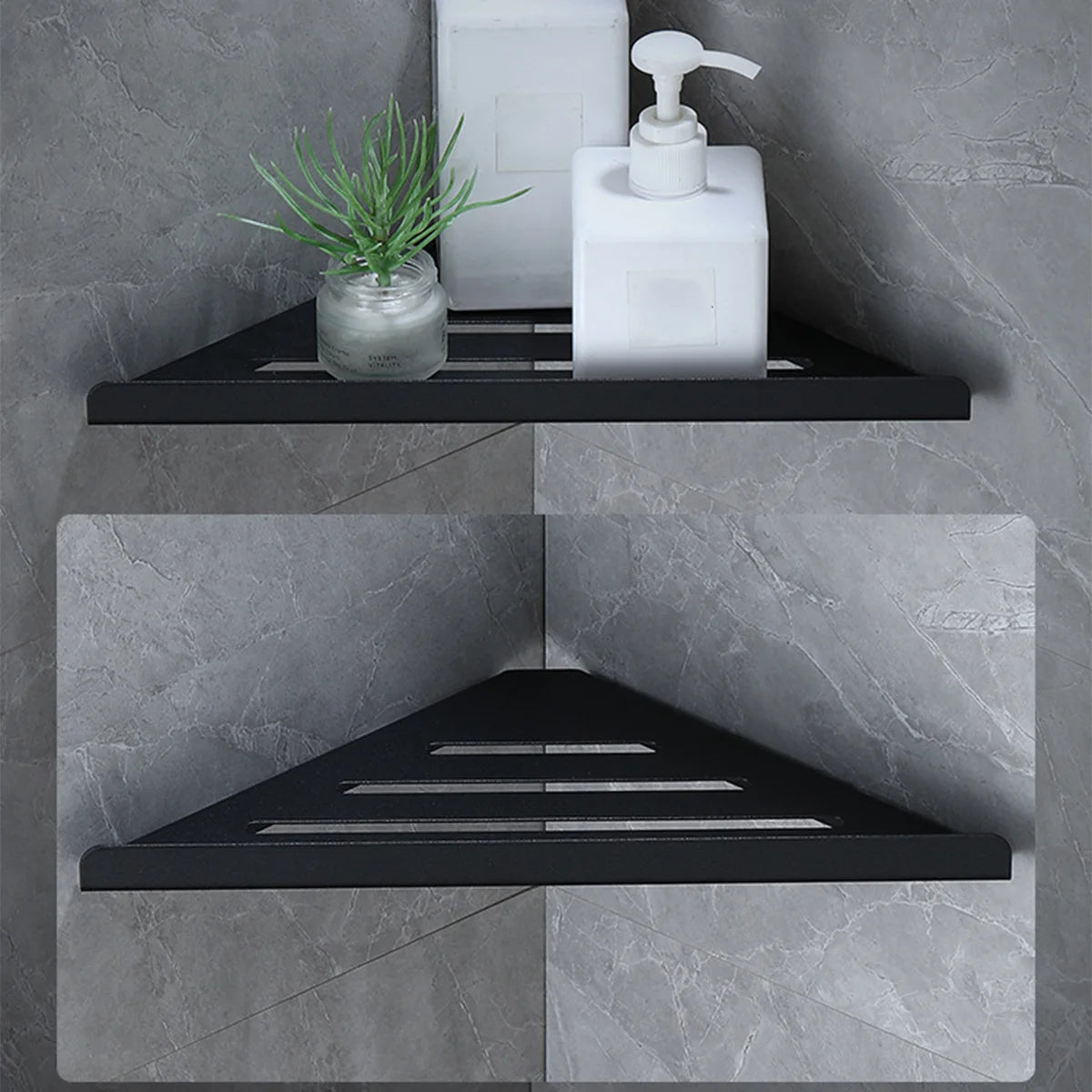 Two-Tier Shower Shelf Insert Organizer