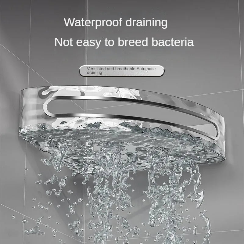 Plastic Shower Caddy with Dual Shelves