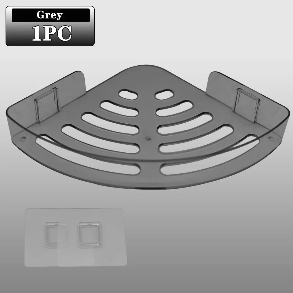 Plastic Shower Caddy with Dual Shelves