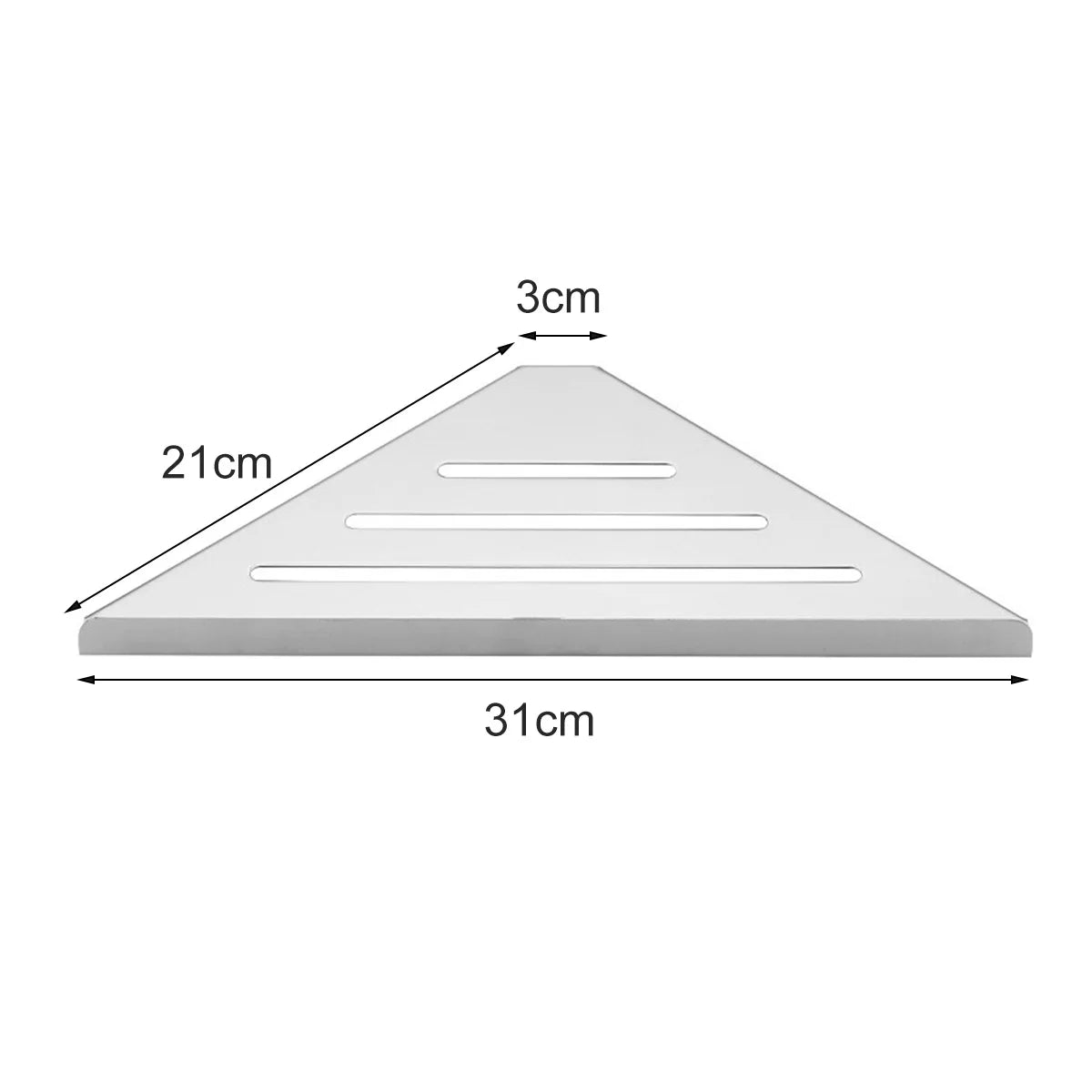 Two-Tier Shower Shelf Insert Organizer