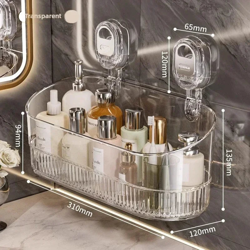 Suction Cup Shower Caddy with Drip Tray