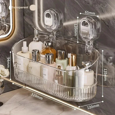 Suction Cup Shower Caddy with Drip Tray