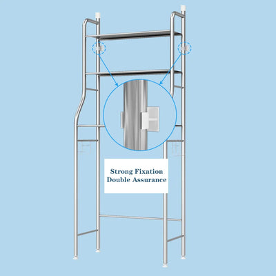 Space-Saving Over-the-Toilet Caddy Shelf