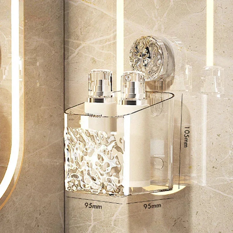 Suction Cup Shower Caddy with Drip Tray