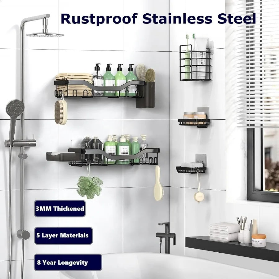 Premium Stainless Steel Shower Caddy