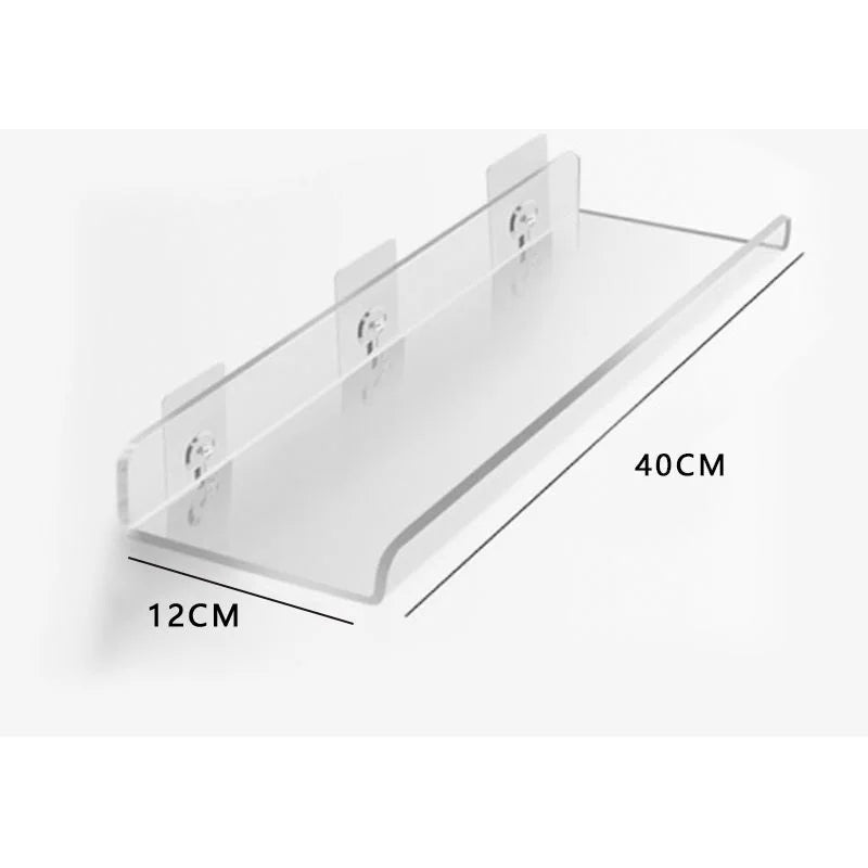 Floating Corner Shelf Organizer Rack