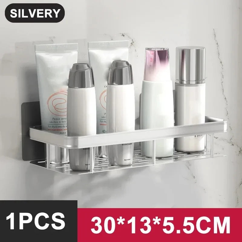 Space-Saving Corner Shower Caddy Rack