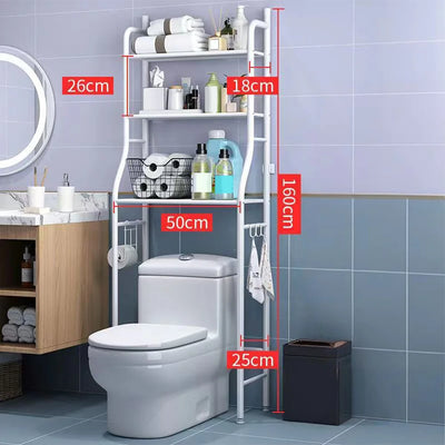 Space-Saving Over-the-Toilet Caddy Shelf