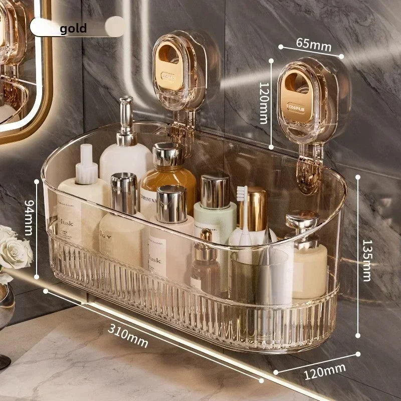 Suction Cup Shower Caddy with Drip Tray