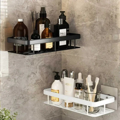 Space-Saving Corner Shower Caddy Rack
