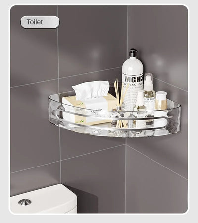 Plastic Shower Caddy with Dual Shelves