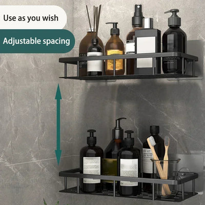 Space-Saving Corner Shower Caddy Rack