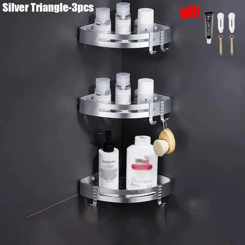 Modern Floating Corner Shelf Organizer