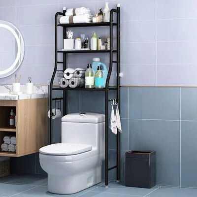 Space-Saving Over-the-Toilet Caddy Shelf