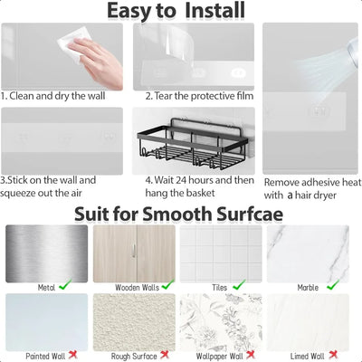 Premium Stainless Steel Shower Caddy
