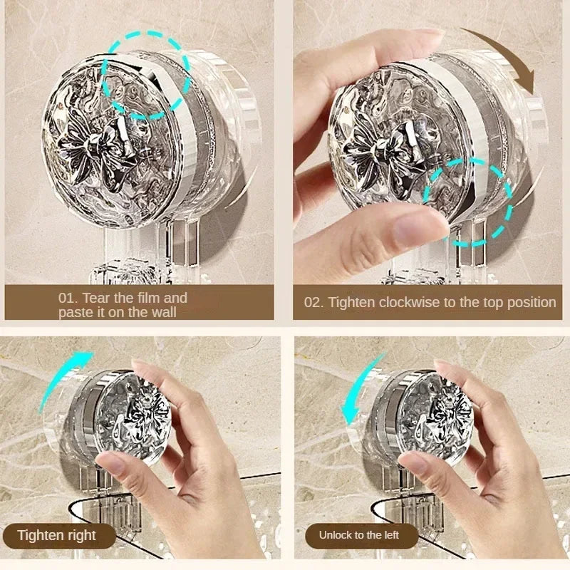 Suction Cup Shower Caddy with Drip Tray