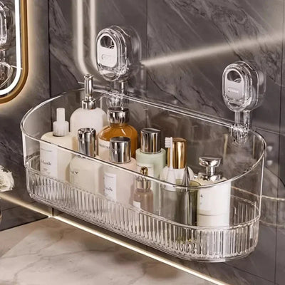 Suction Cup Shower Caddy with Drip Tray