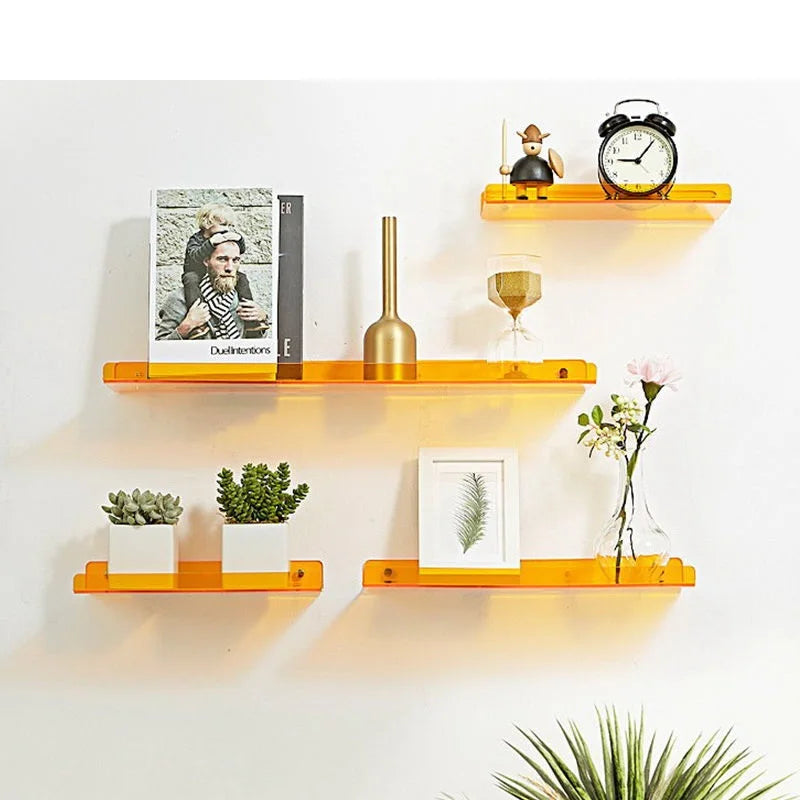 Floating Corner Shelf Organizer Rack
