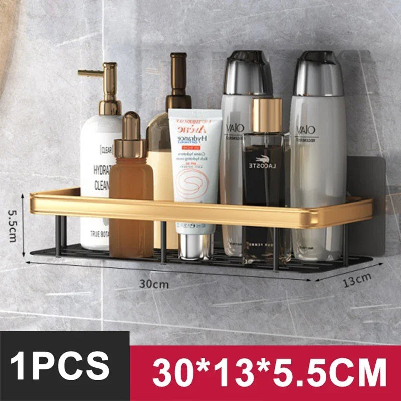 Space-Saving Corner Shower Caddy Rack
