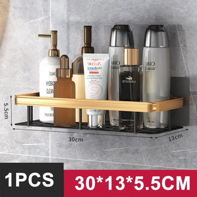 Space-Saving Corner Shower Caddy Rack