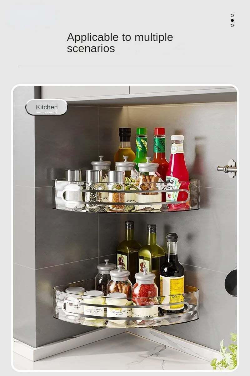 Plastic Shower Caddy with Dual Shelves
