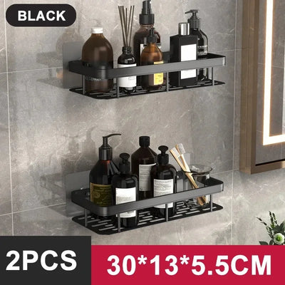 Space-Saving Corner Shower Caddy Rack