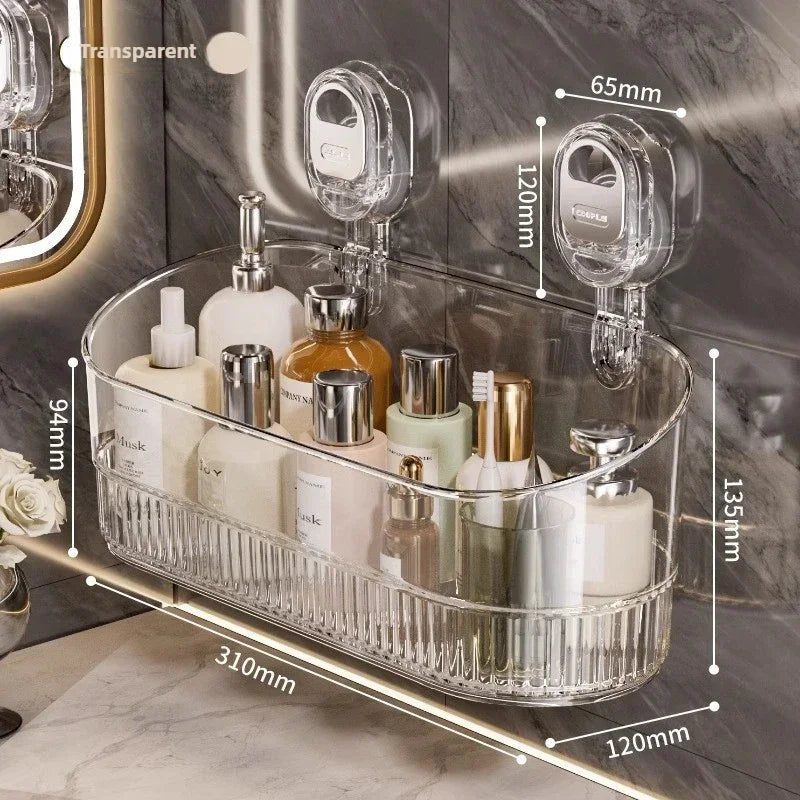 Suction Cup Shower Caddy with Drip Tray