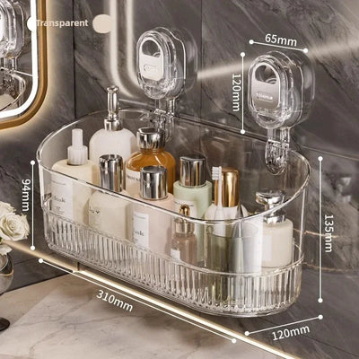 Suction Cup Shower Caddy with Drip Tray