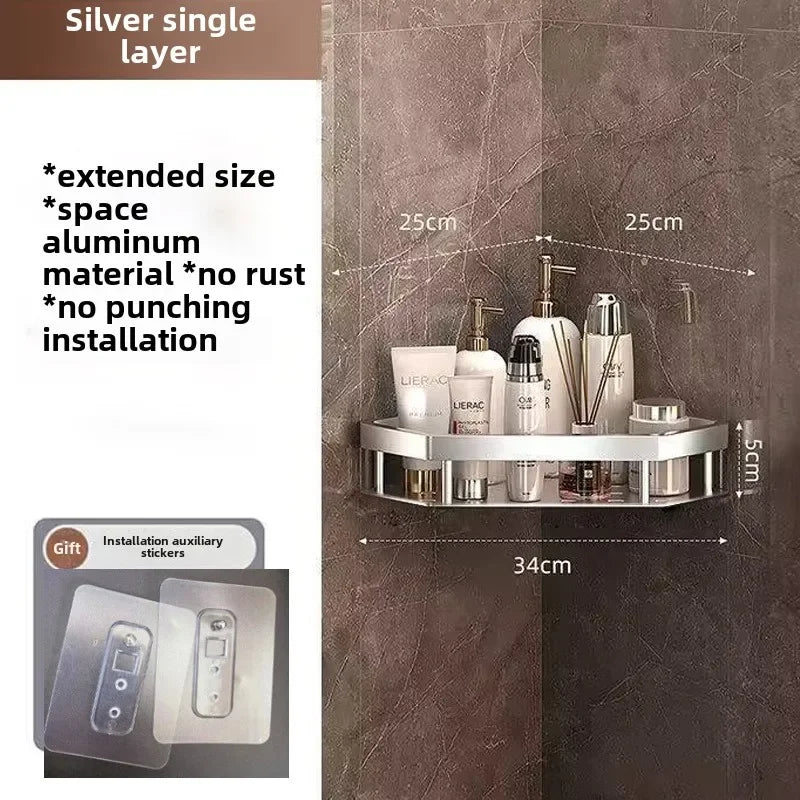 Rust Proof Corner Shower Caddy Organizer