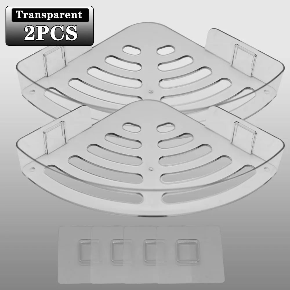 Plastic Shower Caddy with Dual Shelves