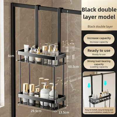 Over-the-Door Shower Caddy with 2-Tiers