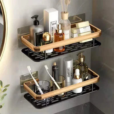 Space-Saving Corner Shower Caddy Rack