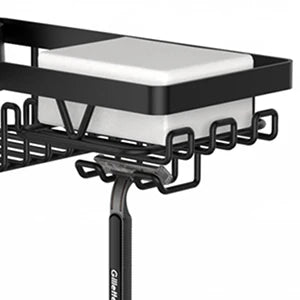 Tension Pole Shower Caddy 4-Tier Corner Rack