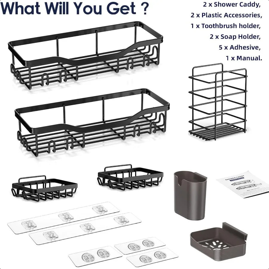 Premium Stainless Steel Shower Caddy